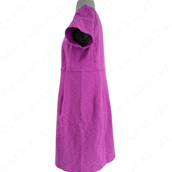 Duluth Trading Co NoGA Purple Dress Space Dye Active Short Sleeve Pocket Size L - Picture 3 of 6